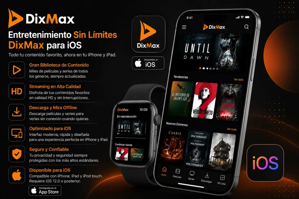 Descarga DixMax iOS v1.9.3 2026